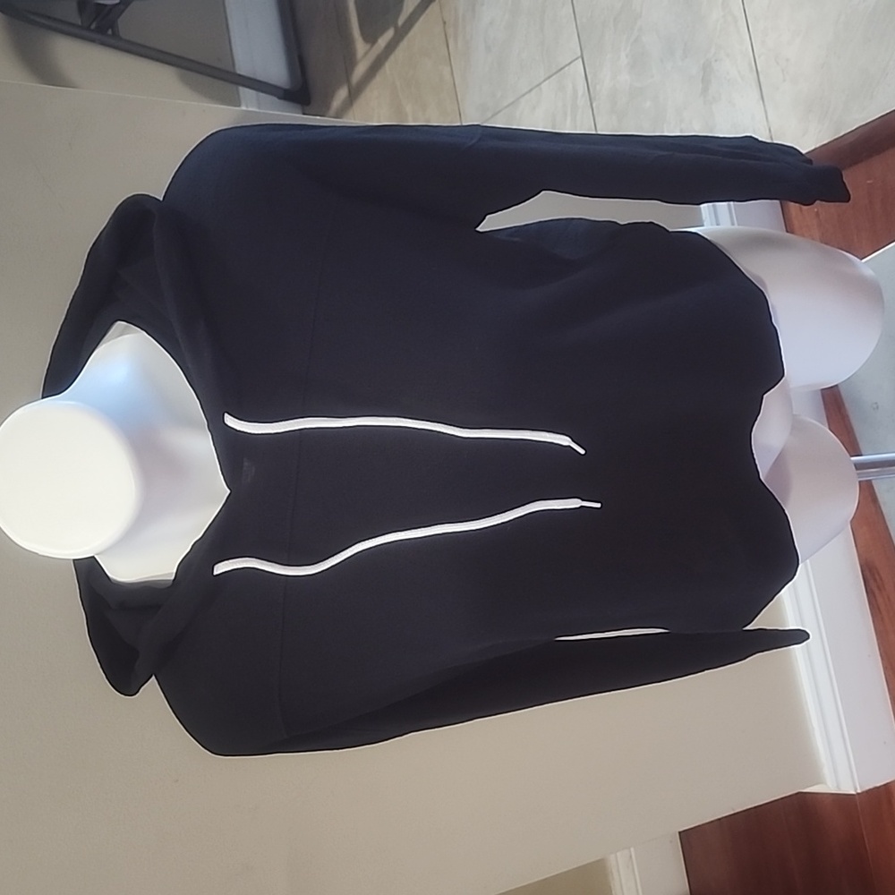 Massimo Black Crop Hoodie